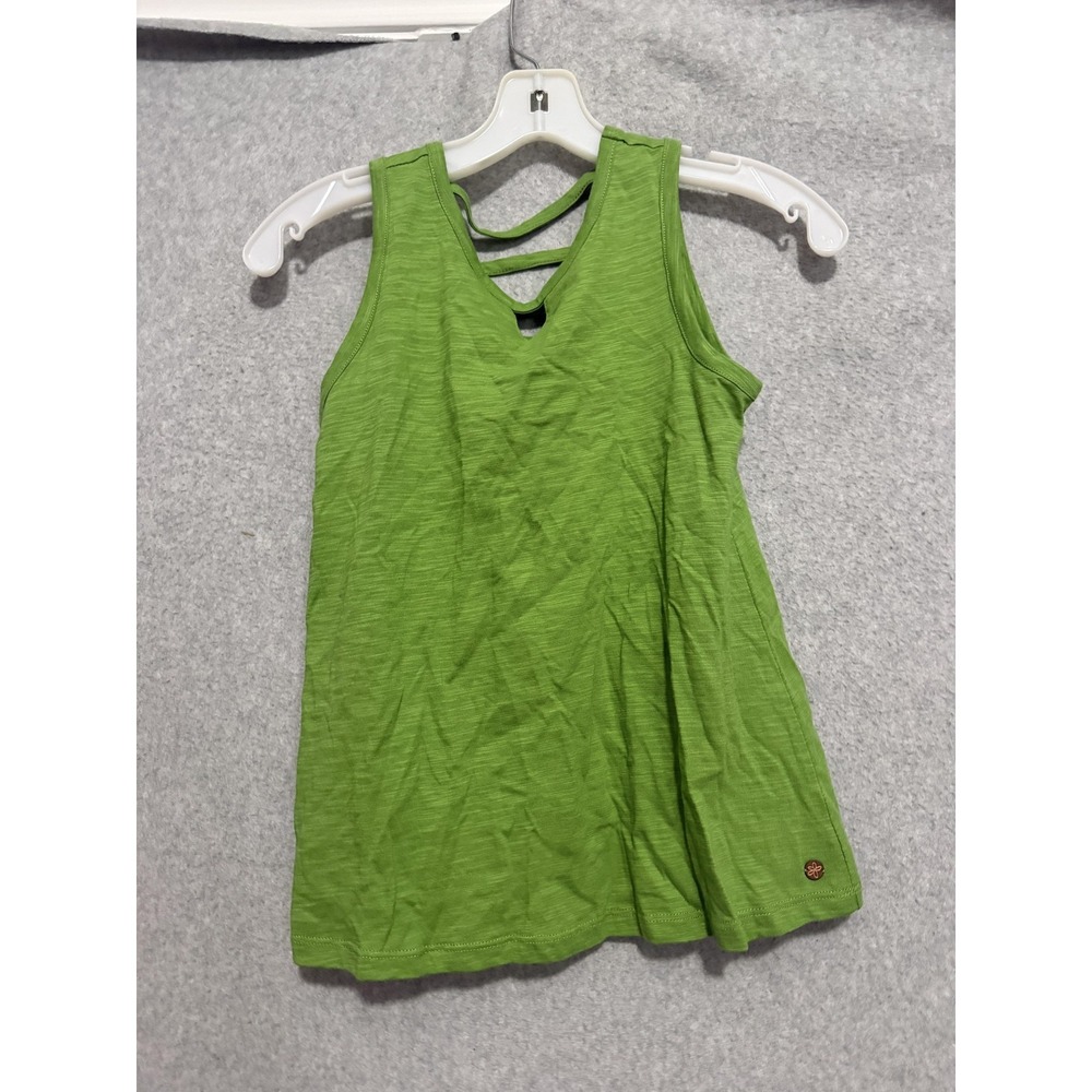 Matilda Jane Tank Top Girls 10 Green Everyday Fave Strappy Jersey Cotton‎ Summer